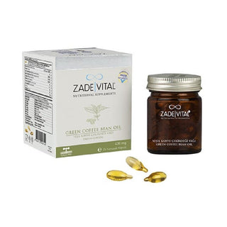 Zade Vital Green Coffee Bean Oil 400mg 25 Capsules