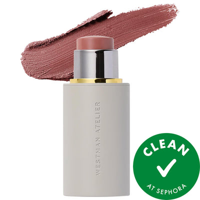 Baby Cheeks Lip + Cheek Cream Blush Stick - Natural, Hydrating Makeup for Lips and Cheeks - Cruelty-Free, Vegan, Multi-U
