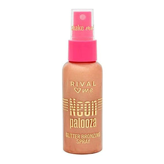 Rival Loves Me Neon Palooza Glitter Bronzer Spray - Festive Sparkly Makeup for Parties & Special Events Rival Loves Me Neon Palooza Glitter Bronzer Spray for Parties glitter bronzer spray, neon makeup, party makeup, sparkly cosmetics, festive beauty products, glittery finish, easy application, bold statement, special event makeup, party cosmetics, unique makeup, sparkly bronzer, neon bronzer spray, festival makeup, rave cosmetics