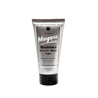 Morgan's Pomade Grey Silver Shampoo 150ml - Enhances Grey Hair Vibrancy & Care Morgan's Pomade Grey Silver Shampoo 150ml Grey hair shampoo, Silver hair care, Morgan's Pomade shampoo, Hair color maintenance, Grey hair color vibrancy, Hair care for grey hair, Silver hair shampoo, Grey hair vibrancy, Hair care products, Morgan's Pomade grey silver shampoo