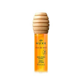 Nuxe Rêve De Miel Honey Lip Balm - Nourishing Dry Lip Treatment with Provence Honey & Camellia Oil Nuxe Honey Lip Balm - Hydrating Treatment for Dry, Chapped Lips honey lip balm, nourishing lip care, dry lip treatment, Nuxe lip balm, Provence honey lip balm, natural lip balm, hydrating lip ointment, lip care for dry lips, lip balm, dry lips, chapped lips, honey, Provence honey, camellia oil, hydrating, moisturizing, lip care, lip treatment, beauty, natural beauty, omega 3, omega 6, non-sticky, daily lip car