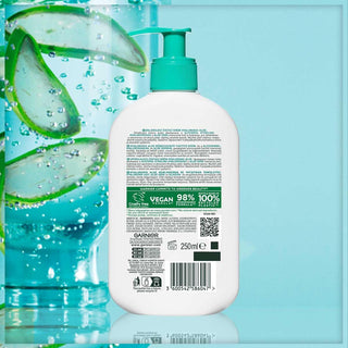 Garnier Hyaluronic Aloe Vera Facial Cleanser: Hydrating, Soothing Vegan Face Wash for Sensitive Skin - Sulfate-Free, 8.45 fl oz Garnier Hyaluronic Aloe Cleanser | Hydrating Vegan Face Wash hyaluronic acid cleanser, aloe vera facial cleanser, vegan face wash, sulfate-free cleanser, hydrating face wash, soothing facial cleanser, sensitive skin cleanser, Garnier cleanser, face wash, cleanser, facial cleanser, hyaluronic acid, aloe vera, glycerin, vegan, sulfate-free, hydrating, soothing, sensitive skin, skin c