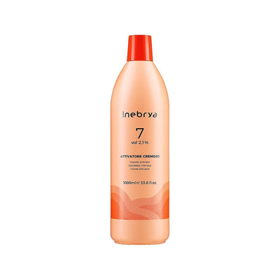 Inebrya 7 Volume Cream Oxidant Hair Dye Developer - 1000ml, Professional Hair Care for Sensitive Scalps