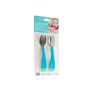babyjem stainless steel fork and spoon set turquoise, child-friendly ergonomic design with non-slip handles, BPA-free and phthalate-free fork and spoon set Babyjem Stainless Steel Fork & Spoon Set - Turquoise | Specially Designed for Young Children Babyjem Stainless Steel Fork & Spoon Set - Turquoise babyjem, stainless-steel-cutlery, fork-and-spoon-set, toddler-utensils, child-self-feeding, kids-kitchenware, non-slip-handles, safe-baby-products, ergonomic-design, ai-generated