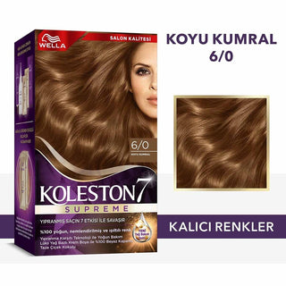Wella Koleston Supreme: Dark Blonde 6/0 Hair Dye - Intense, Long Lasting Color & Gray Coverage + Conditioning Oil Treatment - At-Home Hair Color Kit Wella Koleston Dark Blonde Hair Dye - Gray Coverage & Long Lasting hair dye, hair coloring, permanent hair color, gray coverage hair dye, long lasting hair color, hair dye with conditioner, Koleston hair dye, dark blonde hair dye, hair color cream, at home hair color kit, hair color, hair colour, gray hair coverage, hair conditioning, hair shine, oil care, plex