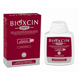 Bioxcin Forte Anti-Hair Loss Shampoo for Strengthening Hair - Natural & Herbal Formula, 300ml