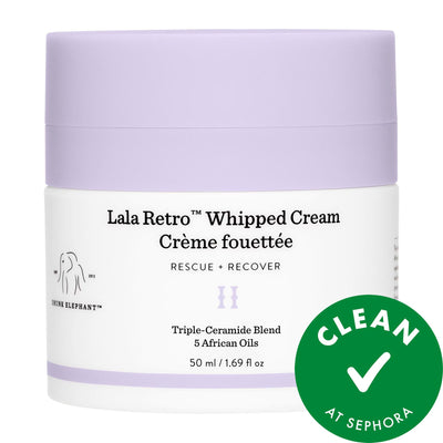 Drunk Elephant Lala Retro™: Nourishing Facial Moisturizer - Vegan, Cruelty-Free, Ceramide & African Oil Blend for Intens