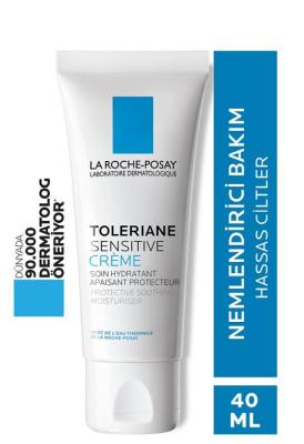 La Roche-Posay Toleriane Sensitive: Calming Facial Moisturizer for Sensitive, Dry Skin - Fragrance-Free, Hypoallergenic,