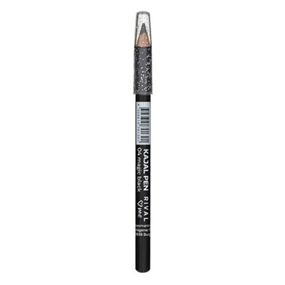 Rival Loves Me Magic Black Kajal Eyeliner Pencil: Soft, Smudgeable, & Long-Lasting - Define Eyes with Intense Color