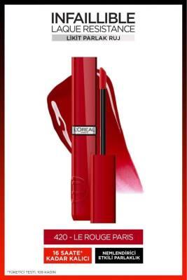 Loreal Paris Infaillible: Rouge Paris Liquid Lipstick - Intense Color, Long Lasting Glossy Shine - Vibrant Red Liquid Lipstick Loreal Rouge Paris Liquid Lipstick - Long Lasting Color liquid lipstick, glossy lipstick, red liquid lipstick, long lasting lipstick, Rouge Paris lipstick, Loreal lipstick, intense color lipstick, shiny lip color, vibrant red lipstick, Loreal Paris lipstick, lipstick, lip color, lip gloss, red lipstick, long-lasting lip color, glossy finish, makeup, cosmetics, beauty, Rouge Paris, i