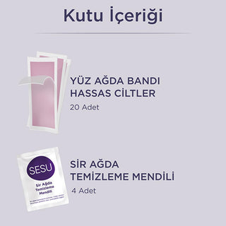 Sesu Sensitive Skin Wax Strips for Facial & Body Hair Removal - Gentle, Sugar-Free, Calendula Infused Sesu Sensitive Skin Wax Strips - Gentle & Effective Hair Removal sensitive skin wax strips, facial wax strips, body wax strips for sensitive areas, Calendula Officinalis wax strips, sugar-free wax strips, gentle hair removal, natural ingredients, honey-infused wax strips, effective on short hairs, quick hair removal, beauty essentials, personal care, skincare, hair removal for sensitive skin