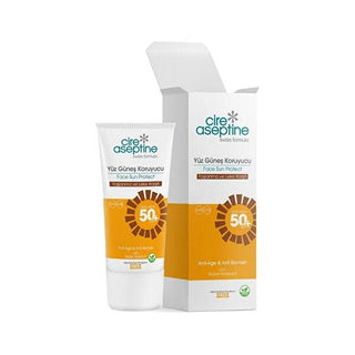 Cire Aseptine Face Sunscreen SPF 50 - Anti-Aging, Anti-Spot, Dermatologically Tested, Water-Resistant Cire Aseptine Face Sunscreen SPF 50 - Anti-Aging & Anti-Spot face sunscreen, high SPF sunscreen, anti-aging sunscreen, anti-spot sunscreen, dermatologically tested sunscreen, water-resistant sunscreen, facial sun protection, sensitive skin sunscreen, daily sun protection, outdoor sunscreen, Cire Aseptine products